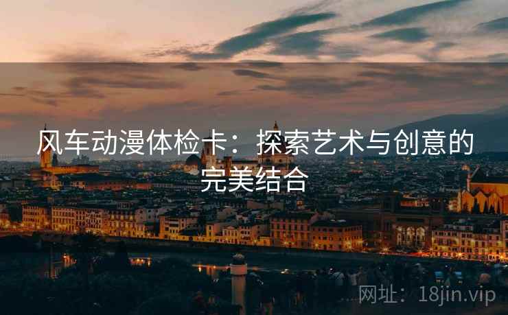 风车动漫体检卡：探索艺术与创意的完美结合